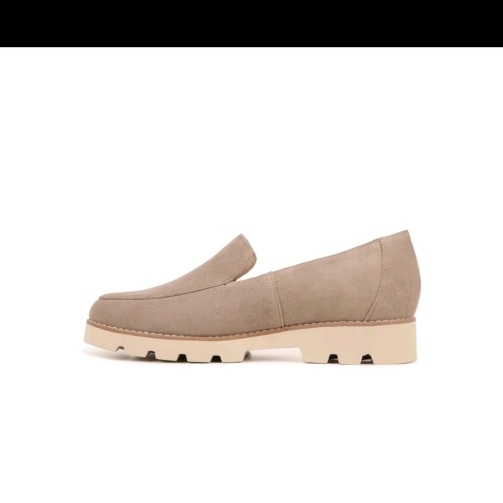 Vionic Women’s Kensley Slip-On Suede Loafers Casual Shoes - Taupe - Picture 3 of 8
